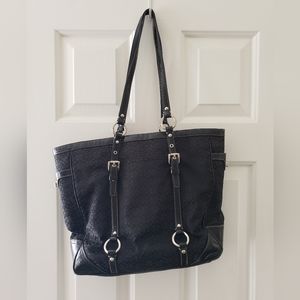 Black Coach Signature Tote